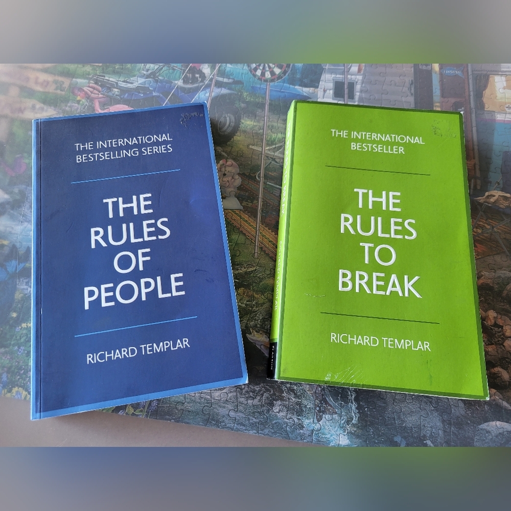 Richard Templar Book Set - Blue and Green Covers